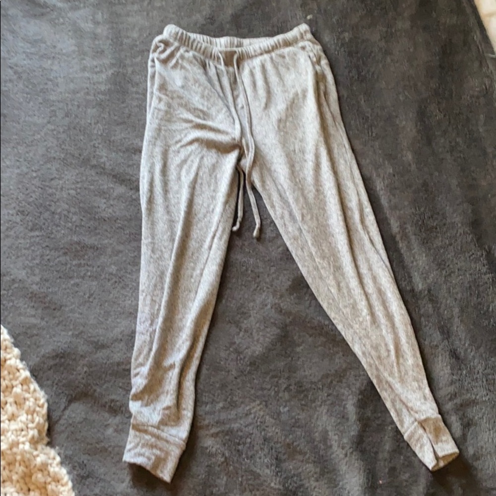 Grey joggers